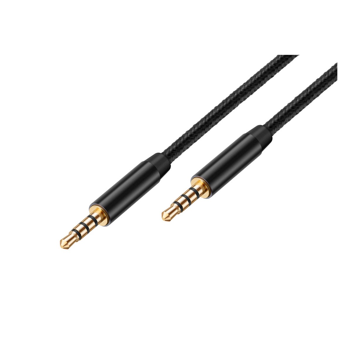 Câble audio 3.5mm plaqué or et nylon robuste Avizar conçu pour une haute fidélité