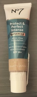 No7 Protect & Perfect Intense Advanced All in One Foundation COOL BEIGE Neu 