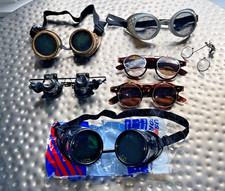 Lot of Steampunk Eyewear goggles glasses magnifiers welding