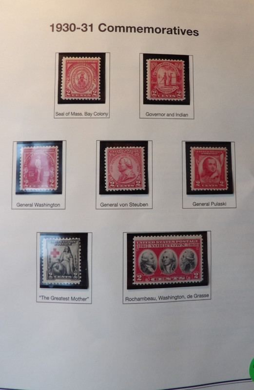 1930–31 U.S. Commemorative Stamp Set MNH, 7 Stamps SC #682-683, 688-690,702-703