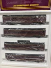 MTH PREMIER MT-6014 NORFOLK & WESTERN PAINTED ALUMINUM 4 CAR PASSENGER SET