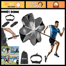 Speed Chute Resistance Parachute for Running Speed Training Acceleration, 56-I
