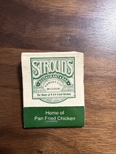 Strouds Restaurant Matchbook Unstruck Collect...