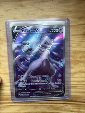 Pokémon Go TCG Black Star Mewtwo v SWSH229 Holo Promo Card NM Condition