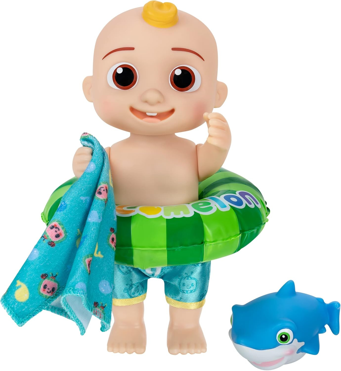 - Splish Splash JJ Doll- with Shark Bath Squirter and Water Accessories Water...