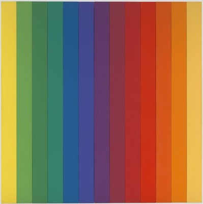 Ellsworth Kelly Spectrum IV Kunstdruck Poster Leinwand Wanddeko Vintage Feature I