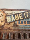 Kursh Products Danite Reflecting Letters Mid Century Tin Hardware Store Display  — photo 7