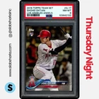 2018 TOPPS LOS ANGELES ANGELS #A-17 SHOHEI OHTANI RC ROOKIE PSA 8