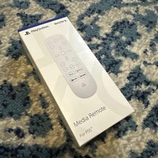 Sony Playstation PS5 Media Remote - White Color Sealed New In Box Netflix Disney