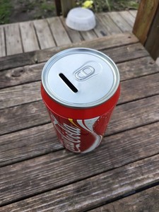 Coca-Cola 8” Large Coke Can Coin Bank