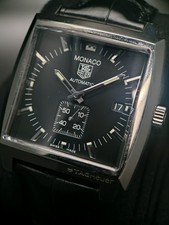 Tag Heuer Monaco Automatic Black Dial Calibre 6 WW2110-0
