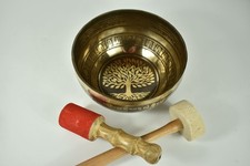 Singing Bowl - Tree of Life - 1144 gr. 22 cm - Heart/Solar Plexus - Meditation K