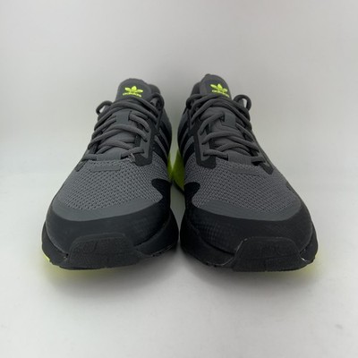 Adidas ZX 1K Boost Shoes Mens Size 11 Gray Yellow Running Sneakers