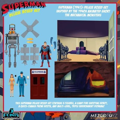 SUPERMAN THE MECHANICAL MONSTERS (1941) 5 POINTS DELUXE BOXED SET