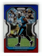 Kawann Short 2020 Panini Prizm #239 Carolina Panthers Prizm Red White and Blue