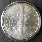 1996 $1 American Silver Eagle Dollar in a Capsule