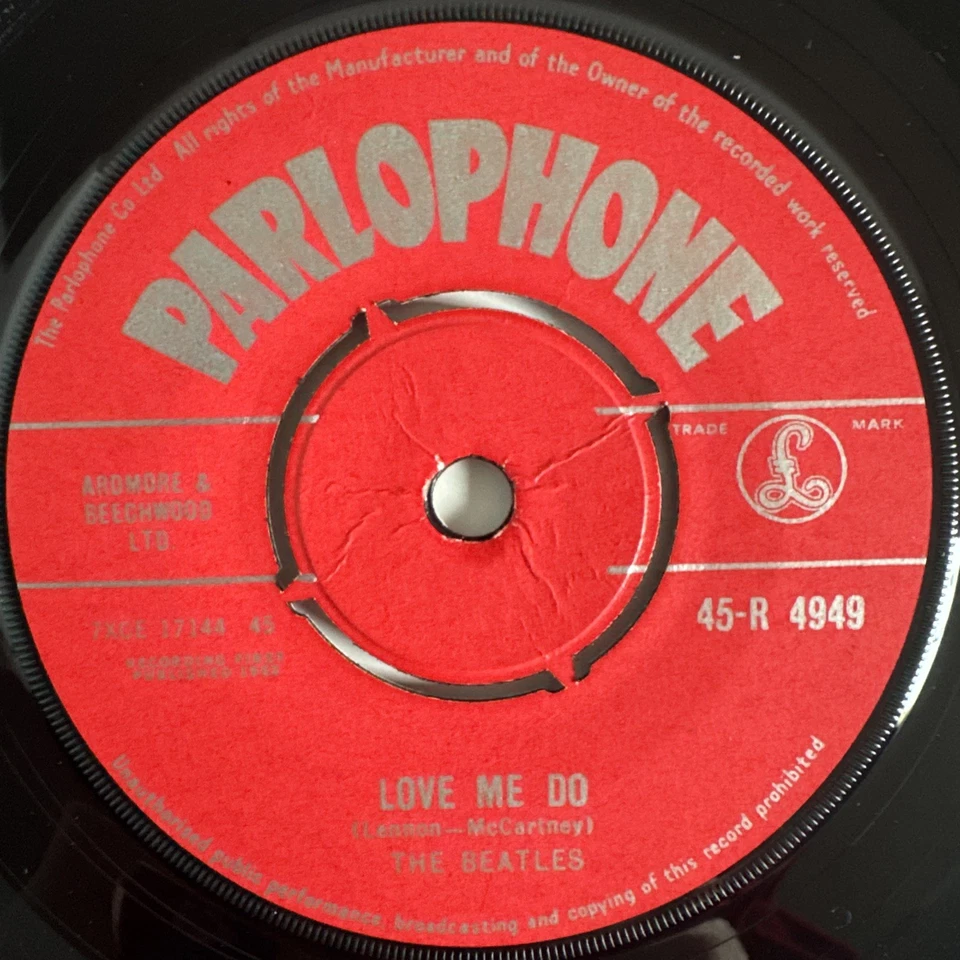THE BEATLES LOVE ME DO VINYL 7” SINGLE PARLOPHONE UK 1962 FIRST PRESS - Image 3 of 4