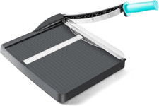 Guillotine Paper Cutter, 12" Heavy Duty Paper Trimmer, 18 Sheet Capacity Paper S
