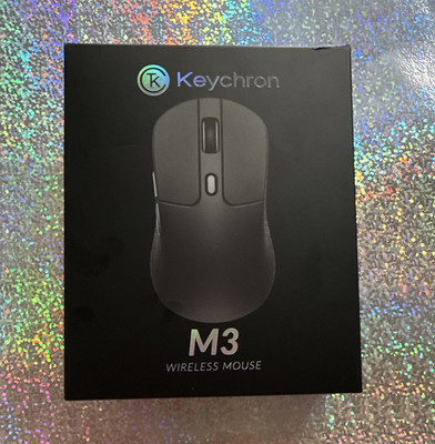 Keychron M3 Wireless Optical Mouse 12000 DPI 6-Button Black M3-A71