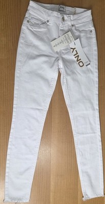 ONLY Damen-Jeans   Weiß, Blush Skinny, Größe XS/32, neu mit Etikett