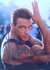 Jeanne Claude van Damme orig. Autogramm  13x1...