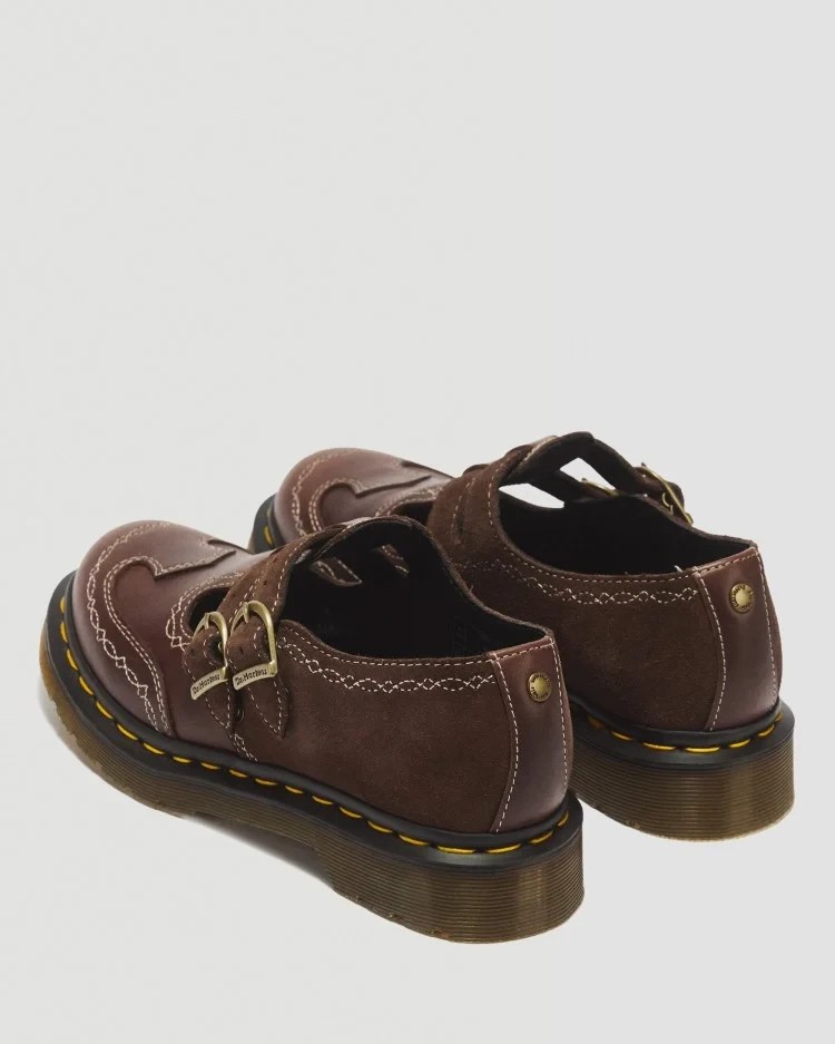 Dr. Martens 8065 Desert Rodeo Mary Jane Shoes DARK BROWN 43619200 Japan New image 5