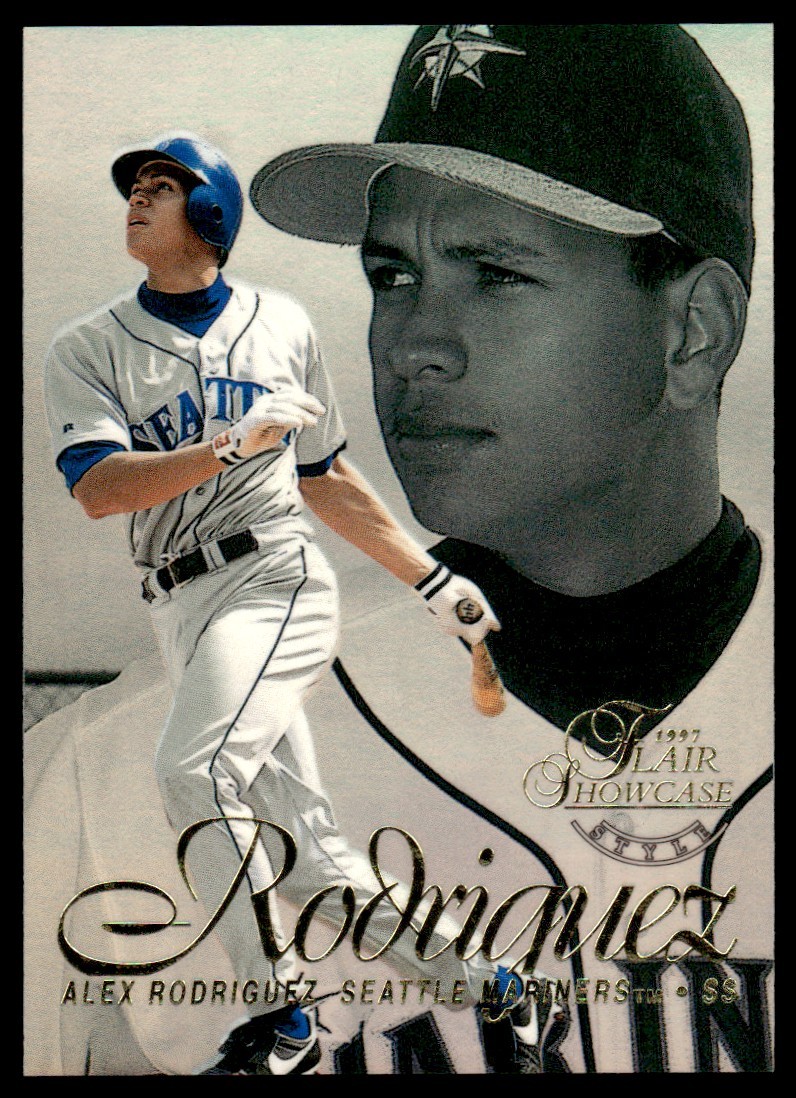 1997 Flair Showcase #3 Alex Rodriguez Seattle Mariners