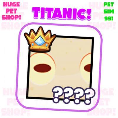 Titanic Sandcastle Kraken - Pet Simulator 99 - PS99 -CHEAPEST & FAST DELIVERY
