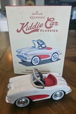 1958 Chevrolet Corvette Ornament Hallmark Kiddie Car Classics Nib