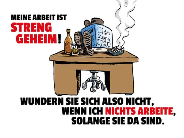 Holzschild 30X40 Cm Meine Arbeit Ist Streng Geheim Deko Geschenk Holz Schild-image