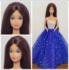 Vtg Barbie Style Magic Whitney Steffie Face Custom Doll Reroot Long Brown Hair