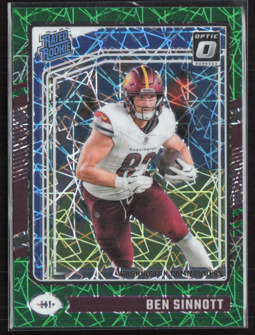 Ben Sinnott Panini Donruss Optic #207 Green Velocity