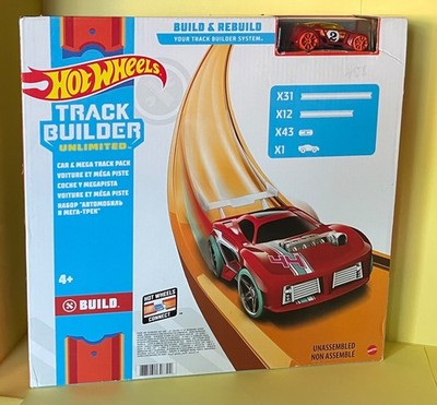 Hot Wheels Track Builder Unlimited Car & Mega Track Pack Hot Wheels