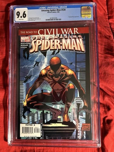 Amazing Spider-Man 530 CGC 9.6 NM+ Marvel Civil War Iron Spider Titanium Man