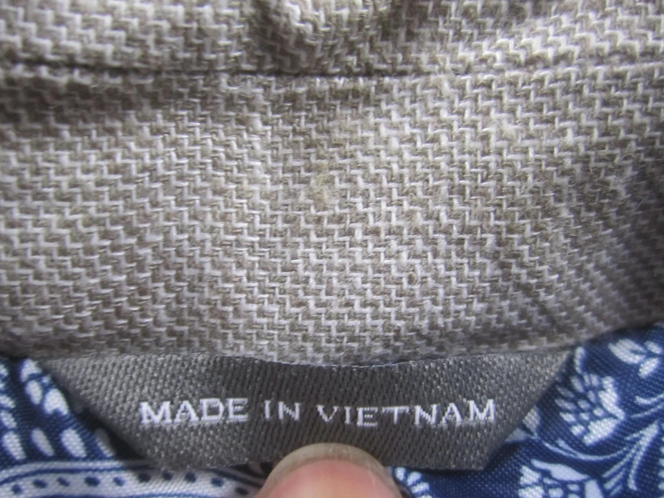 Blazer Oak Hill Para Hombres 4XLT 58L 60L Abrigo Deportivo de Lino Tostado Rayón Dos Botones Cachemira Foto 3 de 4