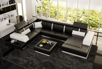 Sofa Wohnlandschaft U Form Ecksofa Couch Garnitur Polster U Form Couchen Sofas
