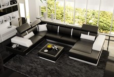 Sofa Wohnlandschaft U Form Ecksofa Couch Garnitur Polster U Form Couchen Sofas