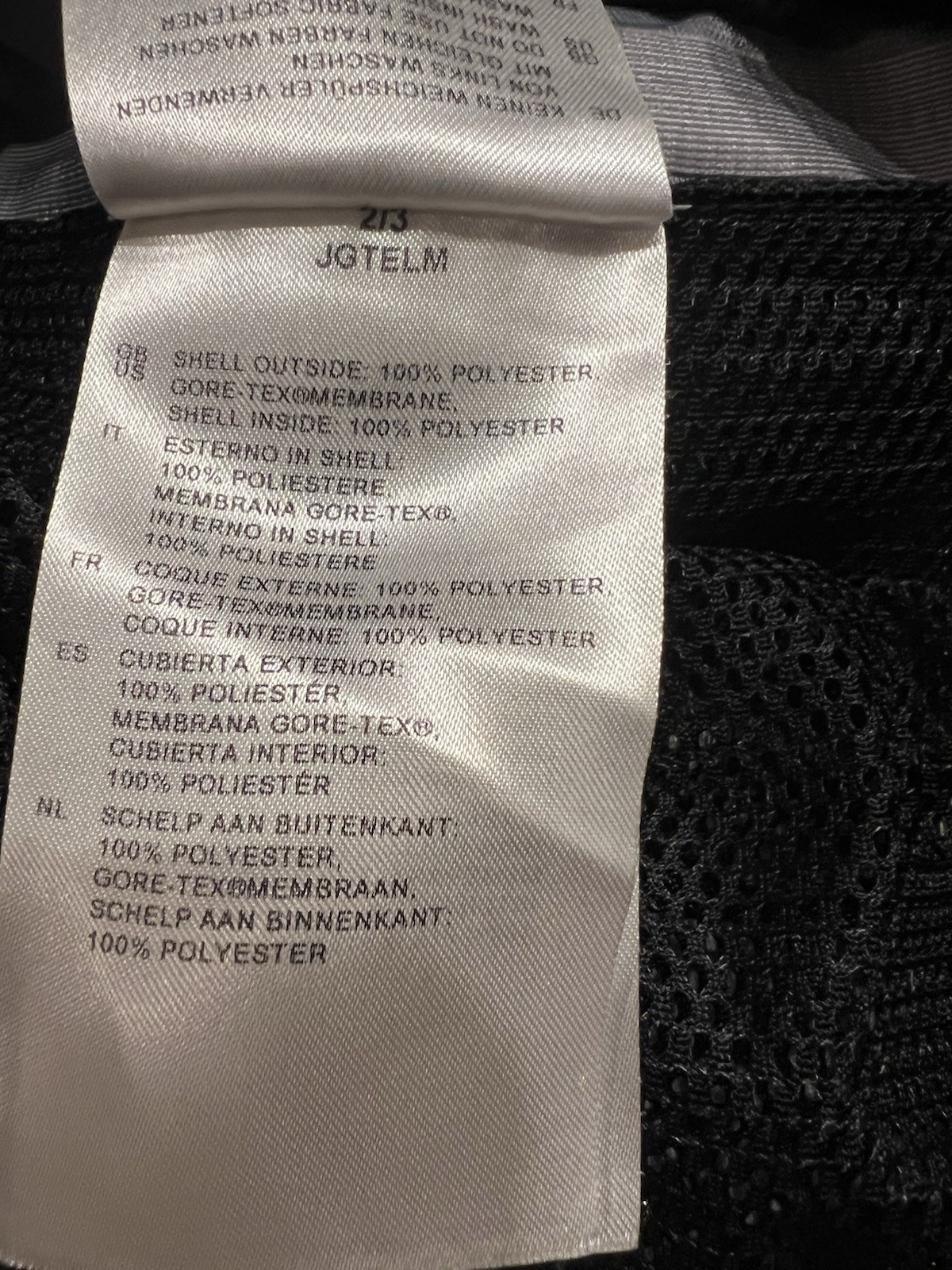 Gore Bike Wear Jacket Mens M Black Windbreaker Full Zip Gore-tex Active