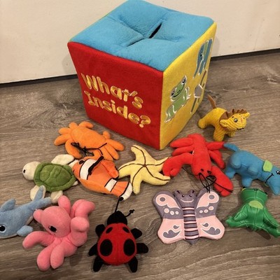 Lakeshore Learning What's Inside Soft Feely Box Cloth Sensory Toy Baby Toddler