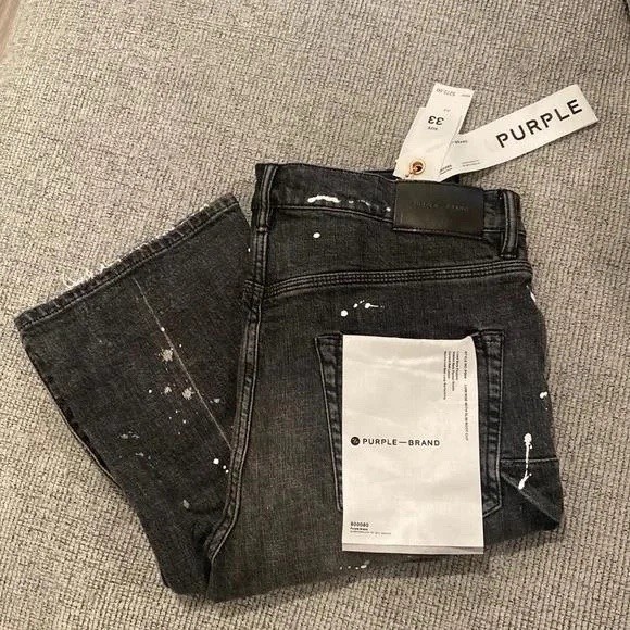 PURPLE BRAND ブラックデニム 32 Men's Black Purple Brand Skinny Jeans Size 32 (with Tags) | eBay