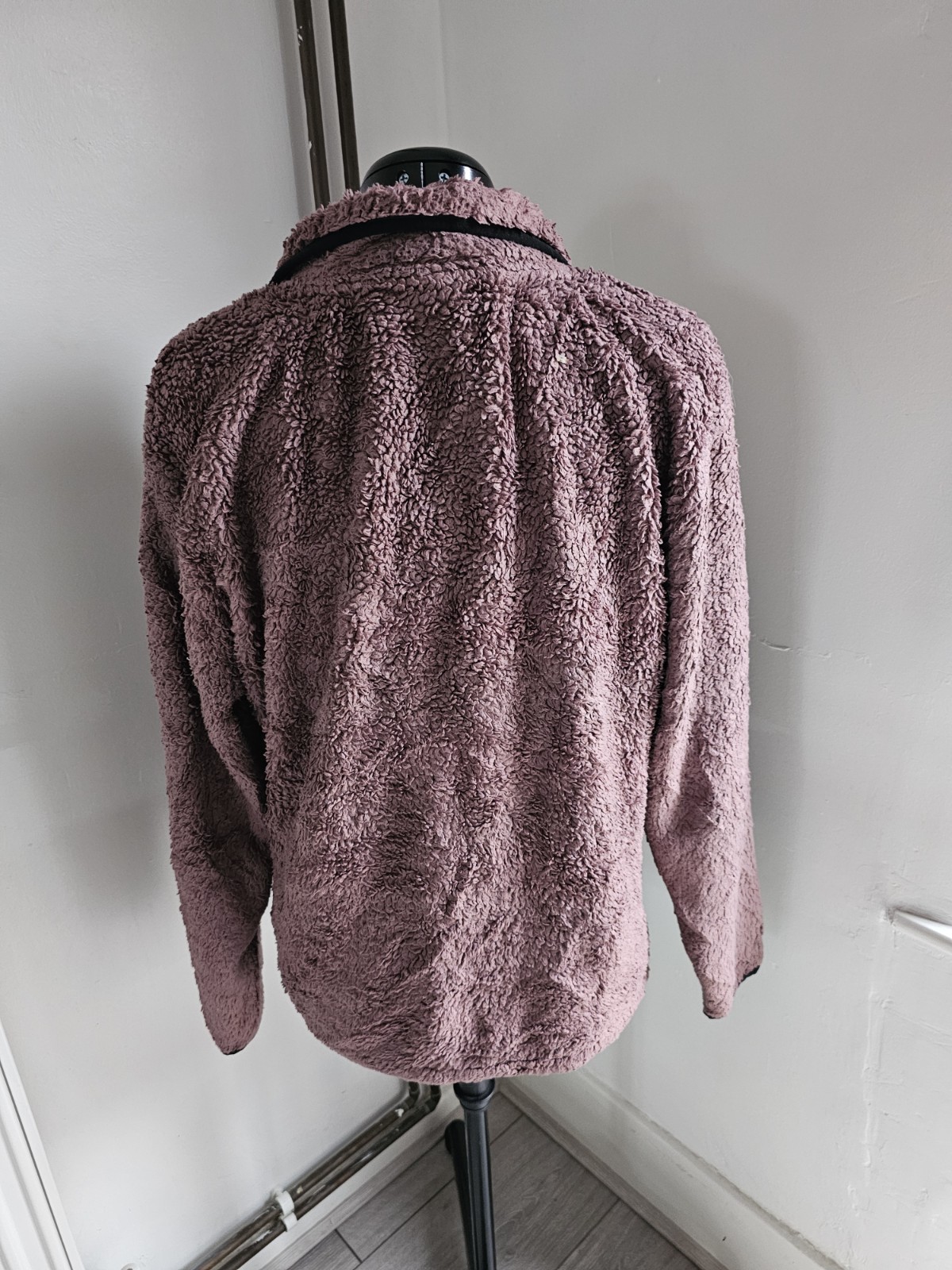 Victoria's Secret PINK Sherpa Teddy Fleece Quarter-Zip Pullover Small UK 8-10 image 4