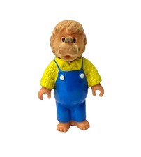 Berenstain Bears Papa Q. Bear 3.75" S J 1986 Vintage Memorabilia Collectible Toy