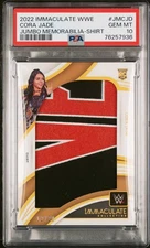 2022 Panini Immaculate WWE Jumbo Memorabilia Shirt Cora Jade /20 PSA 10 GEM MINT