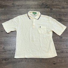 Vintage 80s Grand Slam by Munsingwear Polo Shirt USA Made White Penguin Large