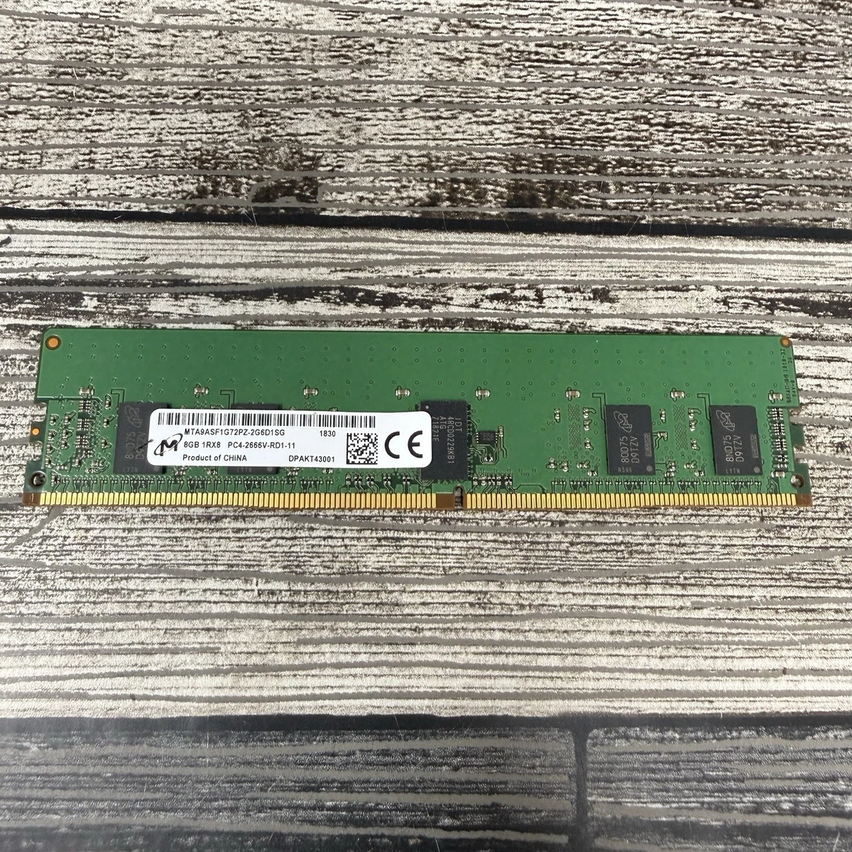 Micron DDR4 SDRAM Network Server 8 GB Capacity per Module Memory