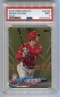 SHOHEI OHTANI 2018 Topps Update #US189 RC ROOKIE GOLD 1718/2018 PSA 9