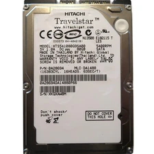 Hitachi HTS541080G9SA00 0A28694 MLC:DA1488 Thailand 2.5" 80gb Sata 5400rpm 2006