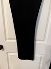 Women Size 12 CHARTER CLUB Zip Belt-Loops Pockets Leather-Accent Dress Pant Blk — photo 4