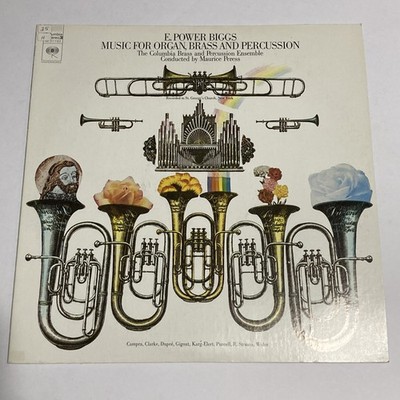 E. Power Biggs   Music For Organ, Brass & Percussion LP 1972 Columbia