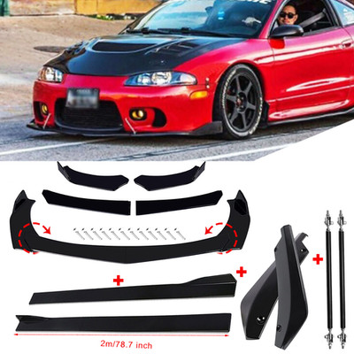 Front Bumper Lip Spoiler Splitter Car Body Rear For Mitsubishi Eclipse